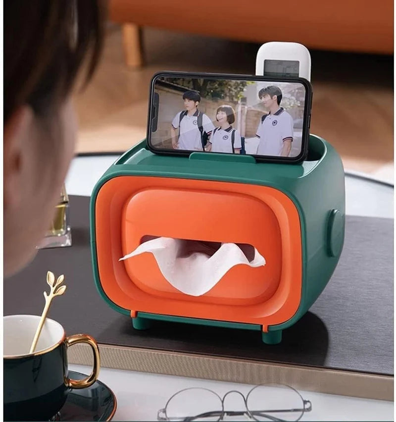 Retro TV Tissue Box