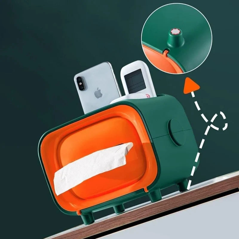 Retro TV Tissue Box